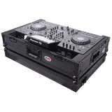 ATA Flight Case ATA Flight Case For Pioneer XDJ-RX3 DDJ-REV5 DJ Controller with 1U Rack Space and Wheels - Black