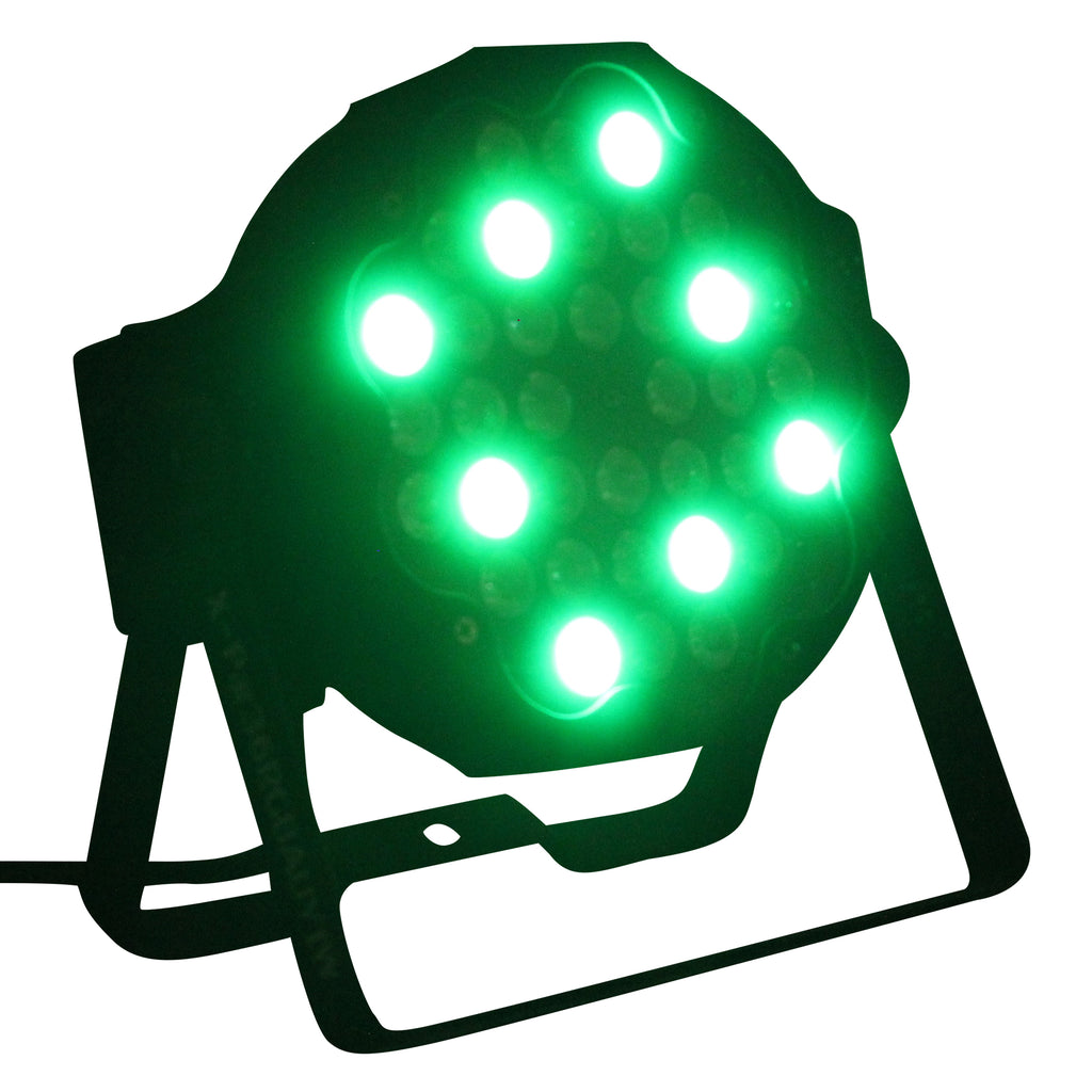 Fusion RGBWA Par 36x 1W LED Slim Par Black Housing