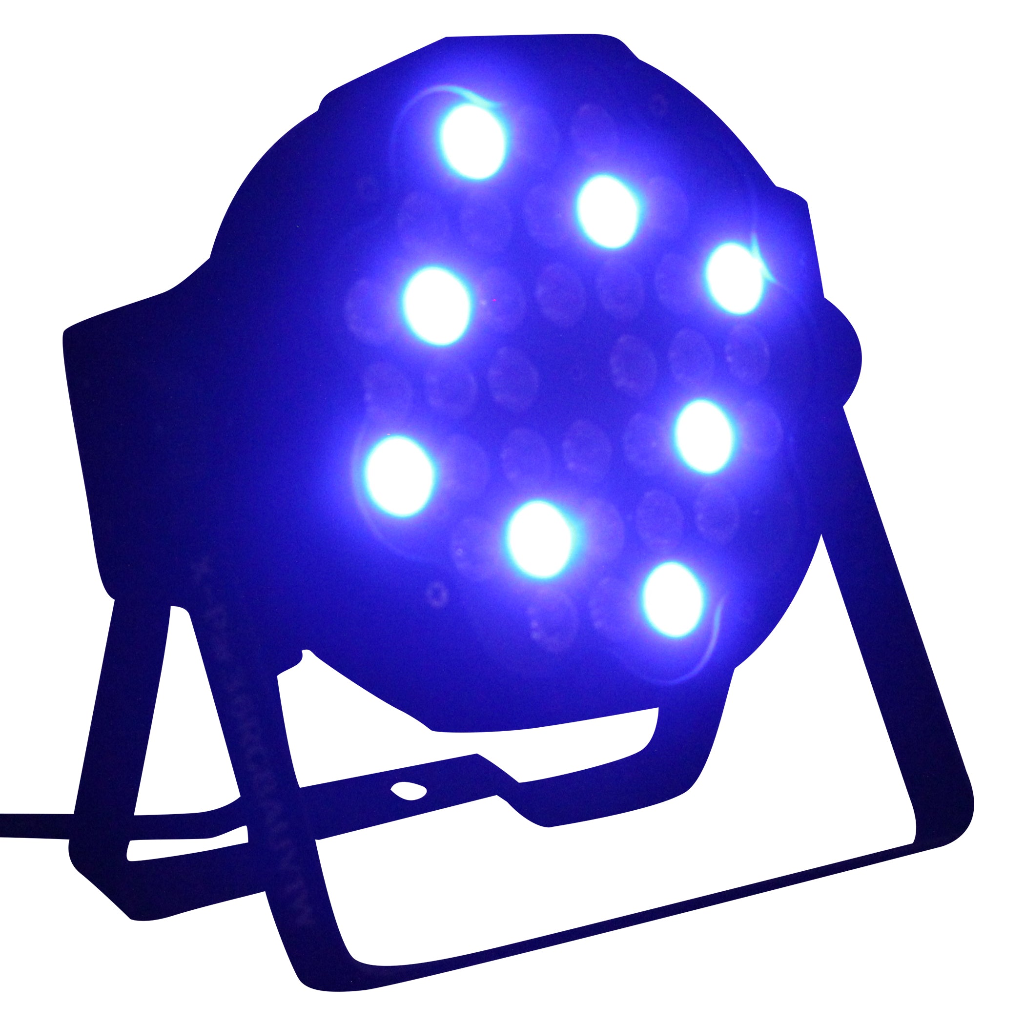 Fusion RGBWA Par 36x 1W LED Slim Par Black Housing