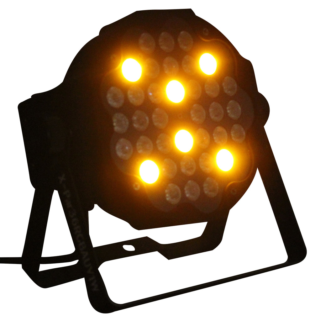 Fusion RGBWA Par 36x 1W LED Slim Par Black Housing