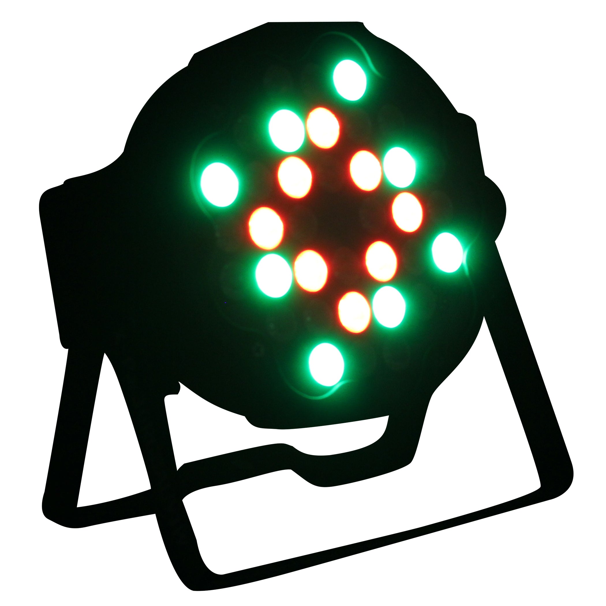 Fusion RGBWA Par 36x 1W LED Slim Par Black Housing