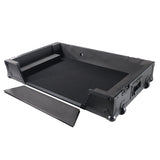 ATA Flight Style Road Case for Pioneer DDJ-FLX6 DJ Controller with 1U Rack Space and Wheels Black
