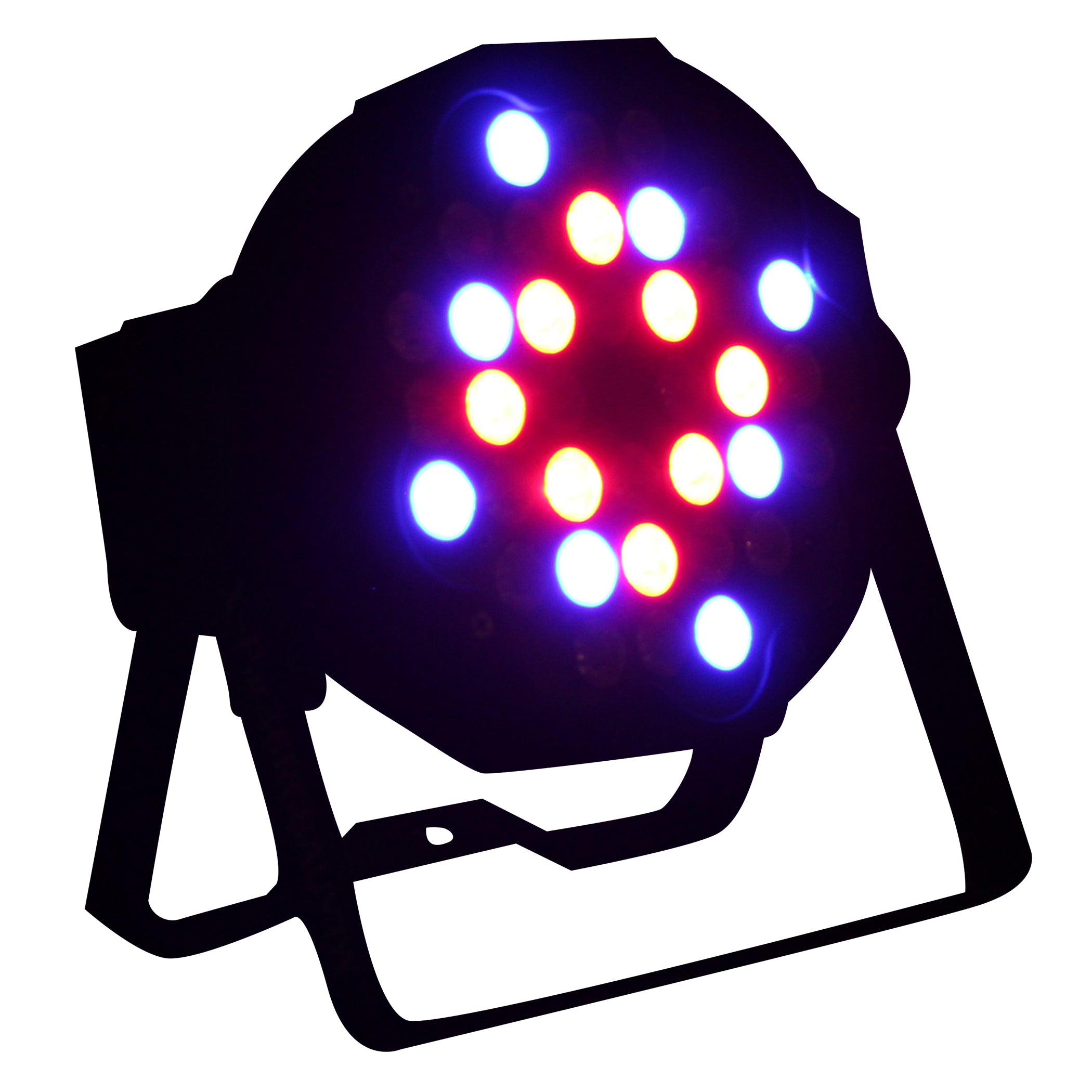 Fusion RGBWA Par 36x 1W LED Slim Par Black Housing