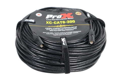 ProX 300 Ft STP Cat 6 Cable W-RJ45 for Network and Snake Box Connections
