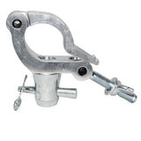 Aluminum Side Entry Pro M10 Truss Clamp with Half Conical for 2" Truss Tube Capacity 661 lbs.