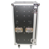 7 Utility Drawer ATA Flight Style Case with Fold out Left Right Side Mounting Removable Table and 4 inch Casters
