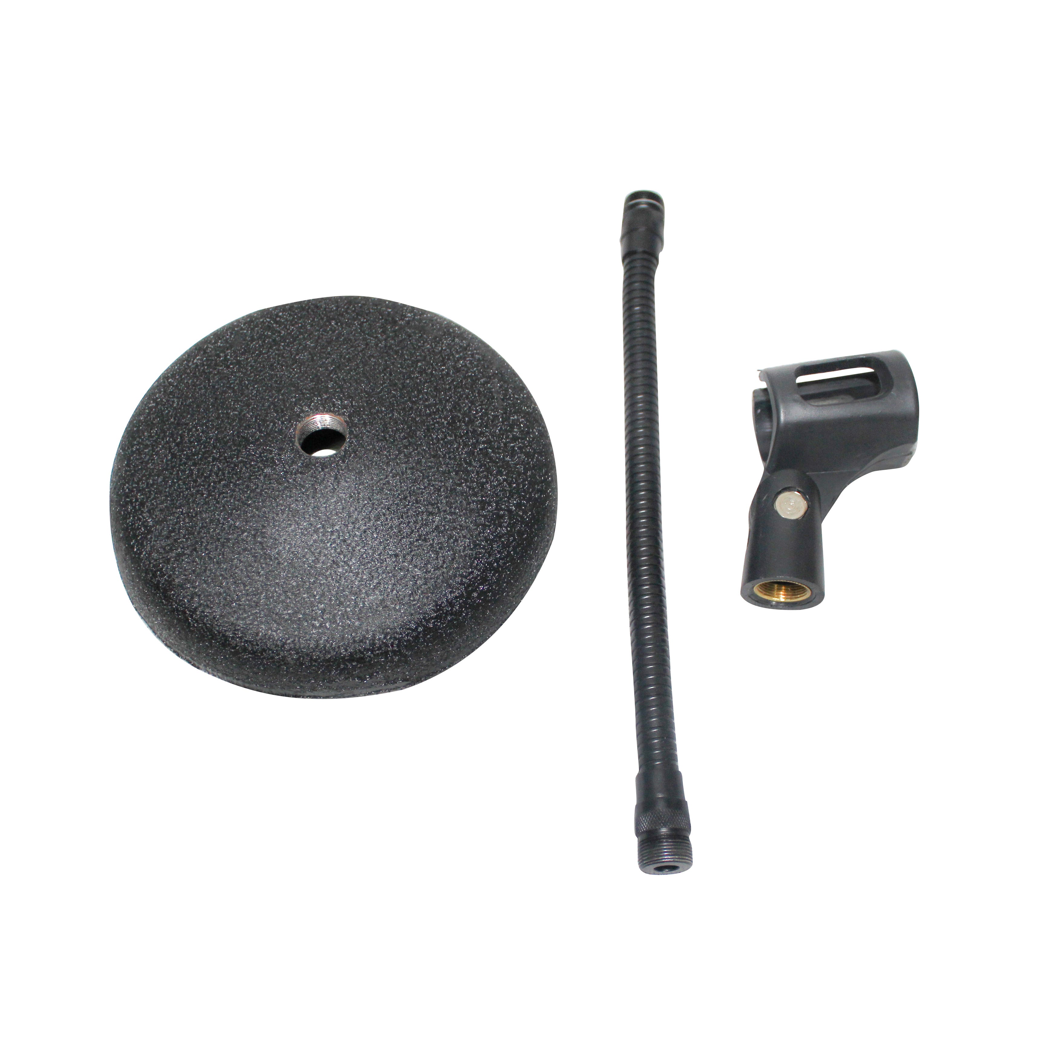 Gooseneck Desktop Microphone Stand With 6" Round Base