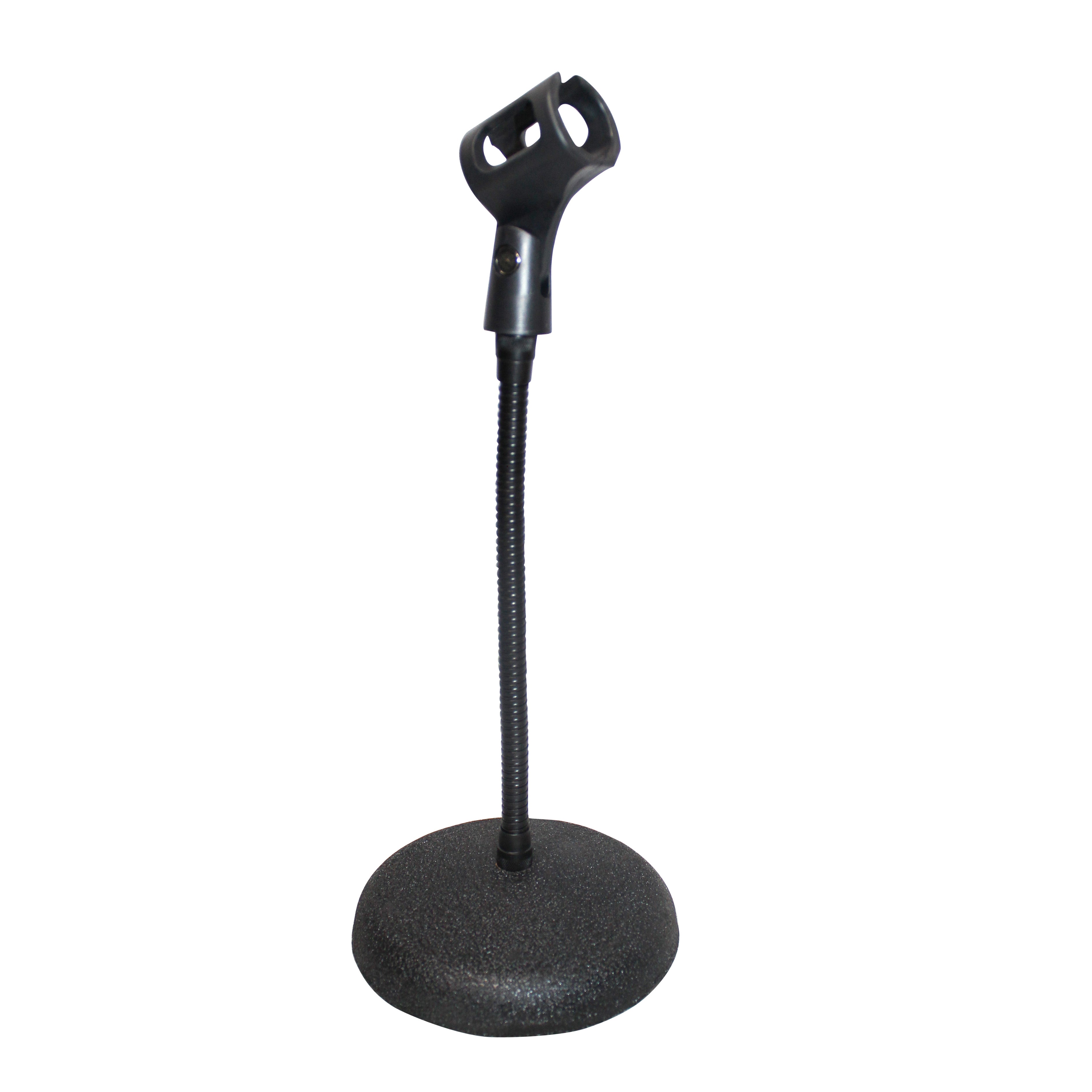 Gooseneck Desktop Microphone Stand With 6" Round Base
