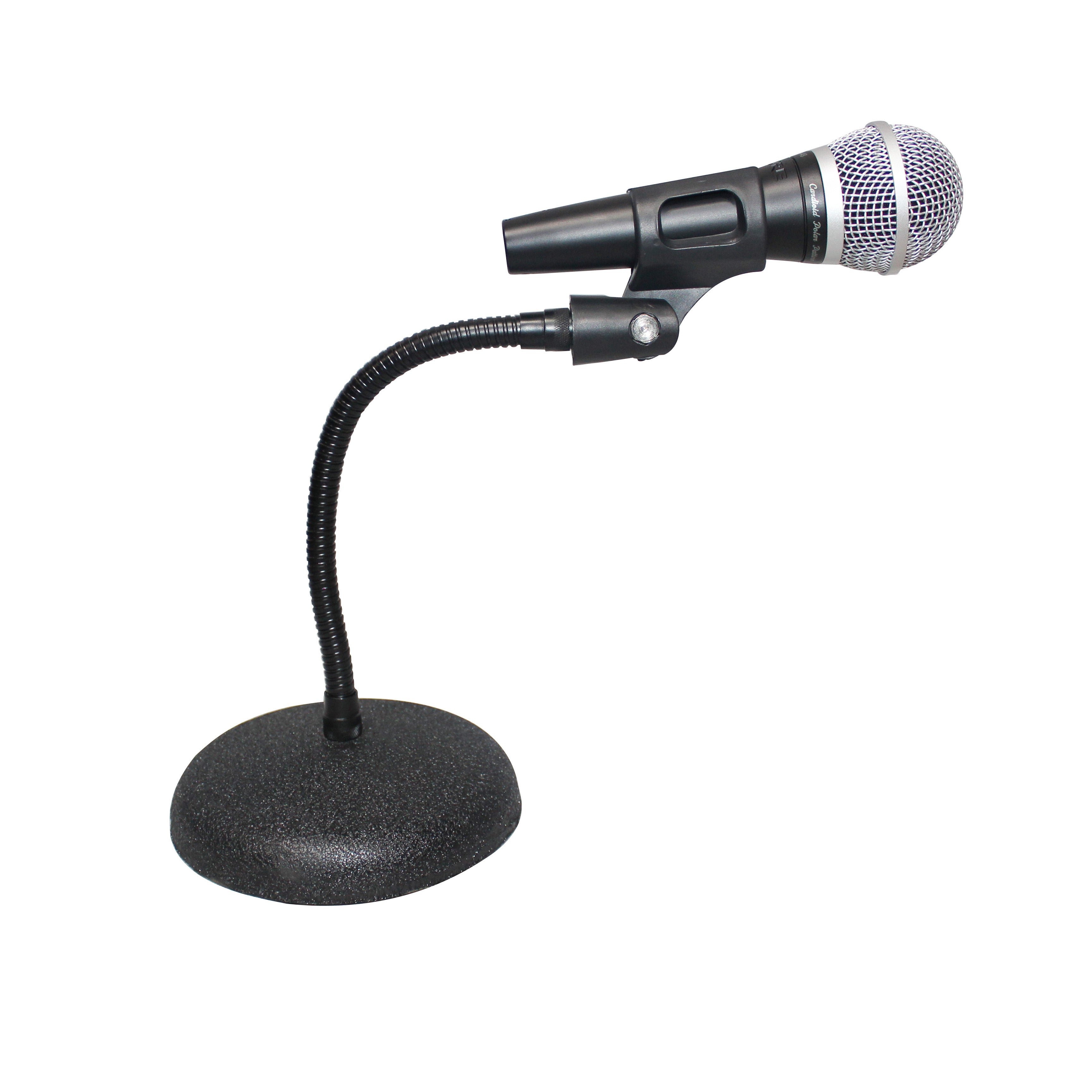 Gooseneck Desktop Microphone Stand With 6" Round Base
