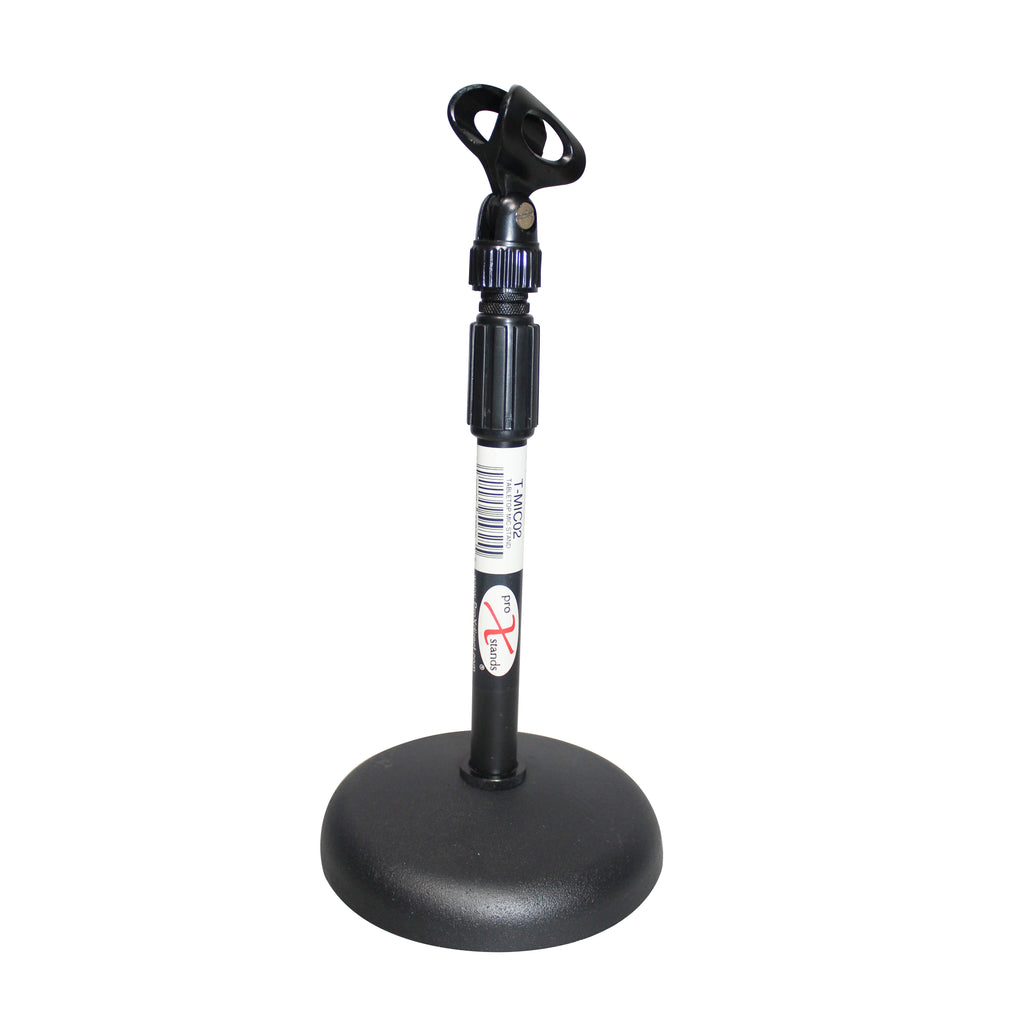 Desktop Microphone Stand with 6" Round Base