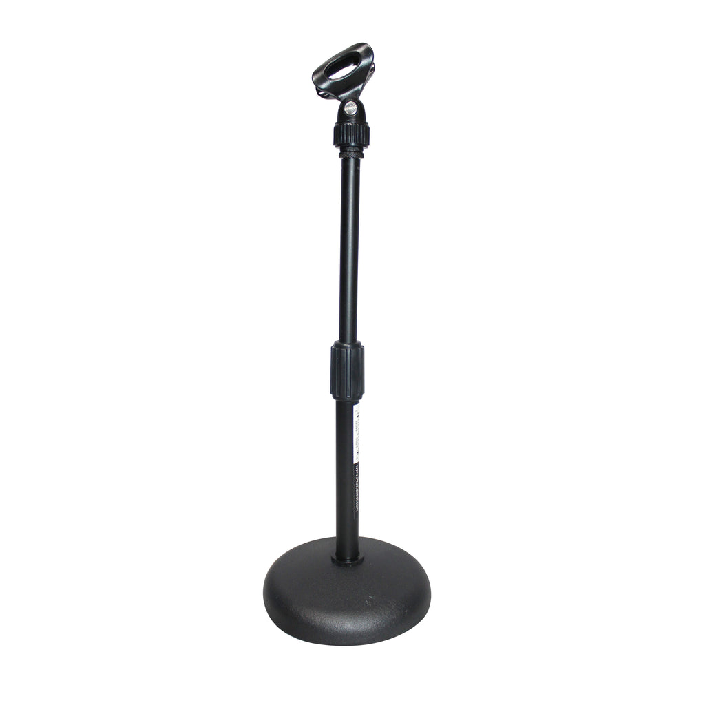 Desktop Microphone Stand with 6" Round Base
