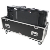 ATA Case for up to 50" LED LCD TV and Mesa Media DJ Facade Workstation