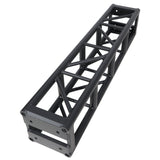 6Ft. BoltX Black Bolted 12 Inch Professional Box Truss Segment | 3mm Wall – Black Finish