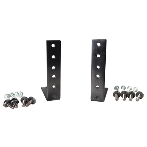 2U Two Unit Rack Rails L Shape Bracket for DJ Controller Flight Cases