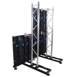 Ground Support Stabilizing 1M / 3.28ft T-Base for LED Screen Wall Stacking for F32 or 12-inch Bolt Truss Segments