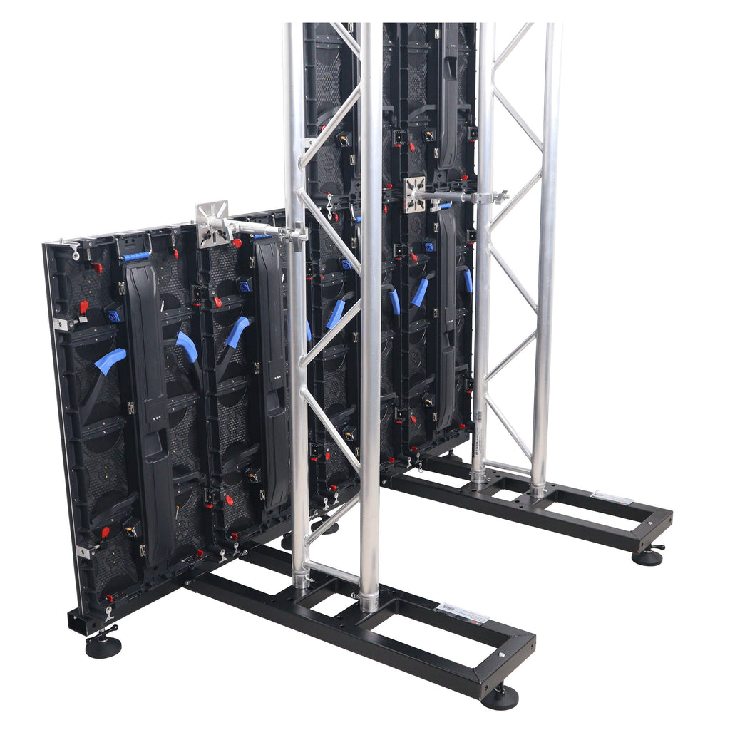 Ground Support Stabilizing 1M / 3.28ft T-Base for LED Screen Wall Stacking for F32 or 12-inch Bolt Truss Segments