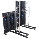 Ground Support Stabilizing 1M / 3.28ft T-Base for LED Screen Wall Stacking for F32 or 12-inch Bolt Truss Segments