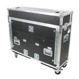 Yamaha TF5 Flip-Ready Hydraulic Console Easy Retracting Lifting Flight Case and wheels incl Laptop Monitor Arm