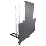 Ground Support Stabilizing 1M / 3.28ft T-Base for LED Screen Wall Stacking for F32 or 12-inch Bolt Truss Segments