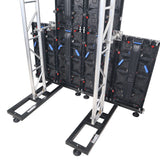 Ground Support Stabilizing 1M / 3.28ft T-Base for LED Screen Wall Stacking for F32 or 12-inch Bolt Truss Segments