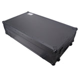 ATA Style Flight Case for Pioneer DDJ-REV7 DJ Controller with Wheels and 1U Rackspace Black Finish