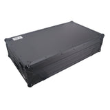 ATA Style Flight Case for Pioneer DDJ-REV7 DJ Controller with Wheels and 1U Rackspace Black Finish