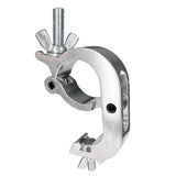 Aluminum Pro Slim Hook Style Clamp for 2" Truss Tube Capacity 330 Lbs.