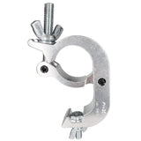 Aluminum Pro Slim Hook Style Clamp for 2" Truss Tube Capacity 330 Lbs.