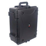 UltronX MEDIUM Water Resistant ABS Molded Portable Storage Case for Audio Camera Tactical includes cut pluck foam - 14x19x7.5