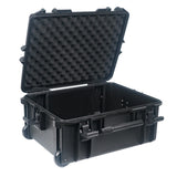 UltronX MEDIUM Water Resistant ABS Molded Portable Storage Case for Audio Camera Tactical includes cut pluck foam - 14x19x7.5