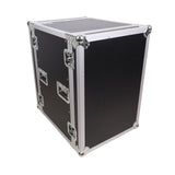 16U Vertical Amp Rack Mount Flight Case with Caster Wheels