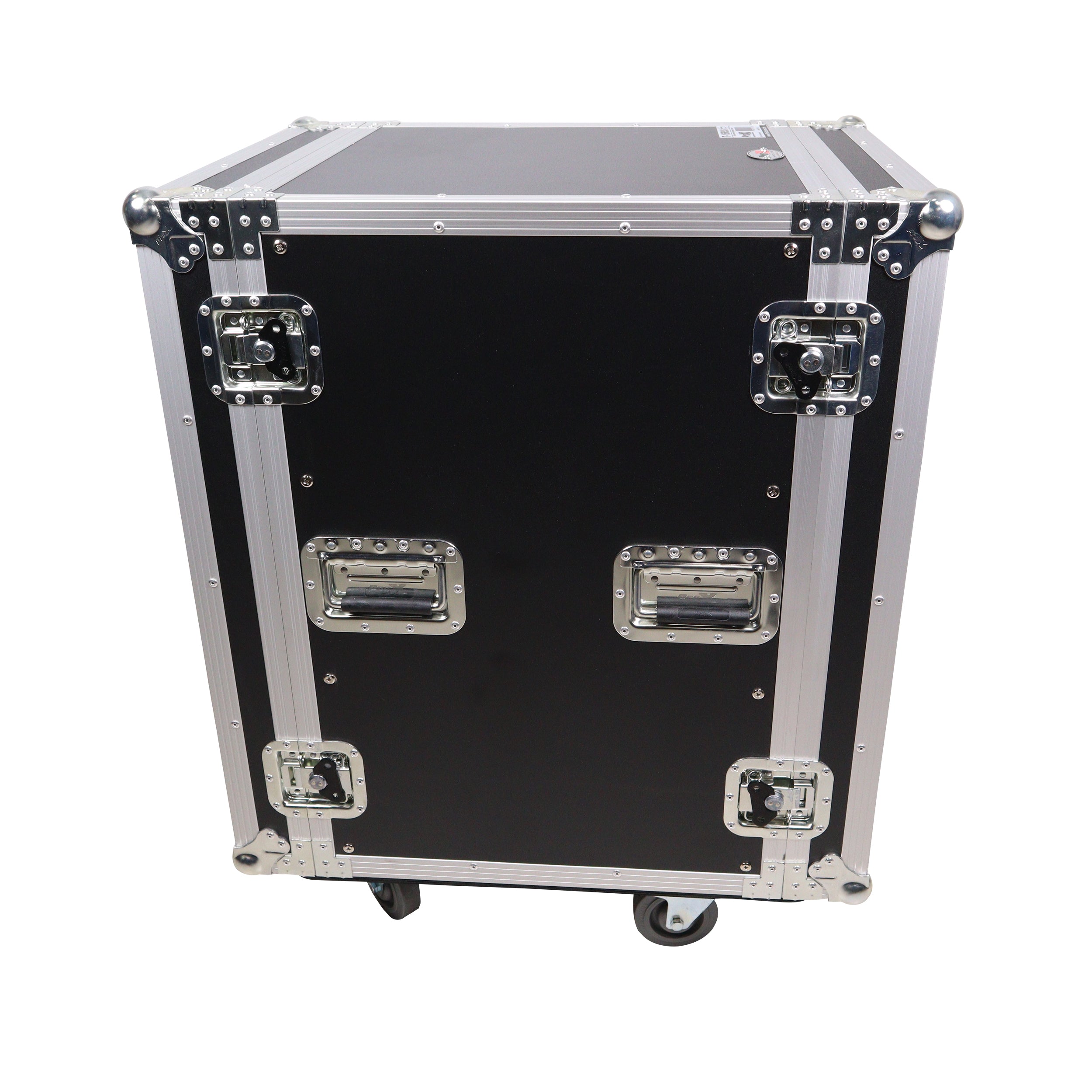 16U Vertical Amp Rack Mount Flight Case with Caster Wheels
