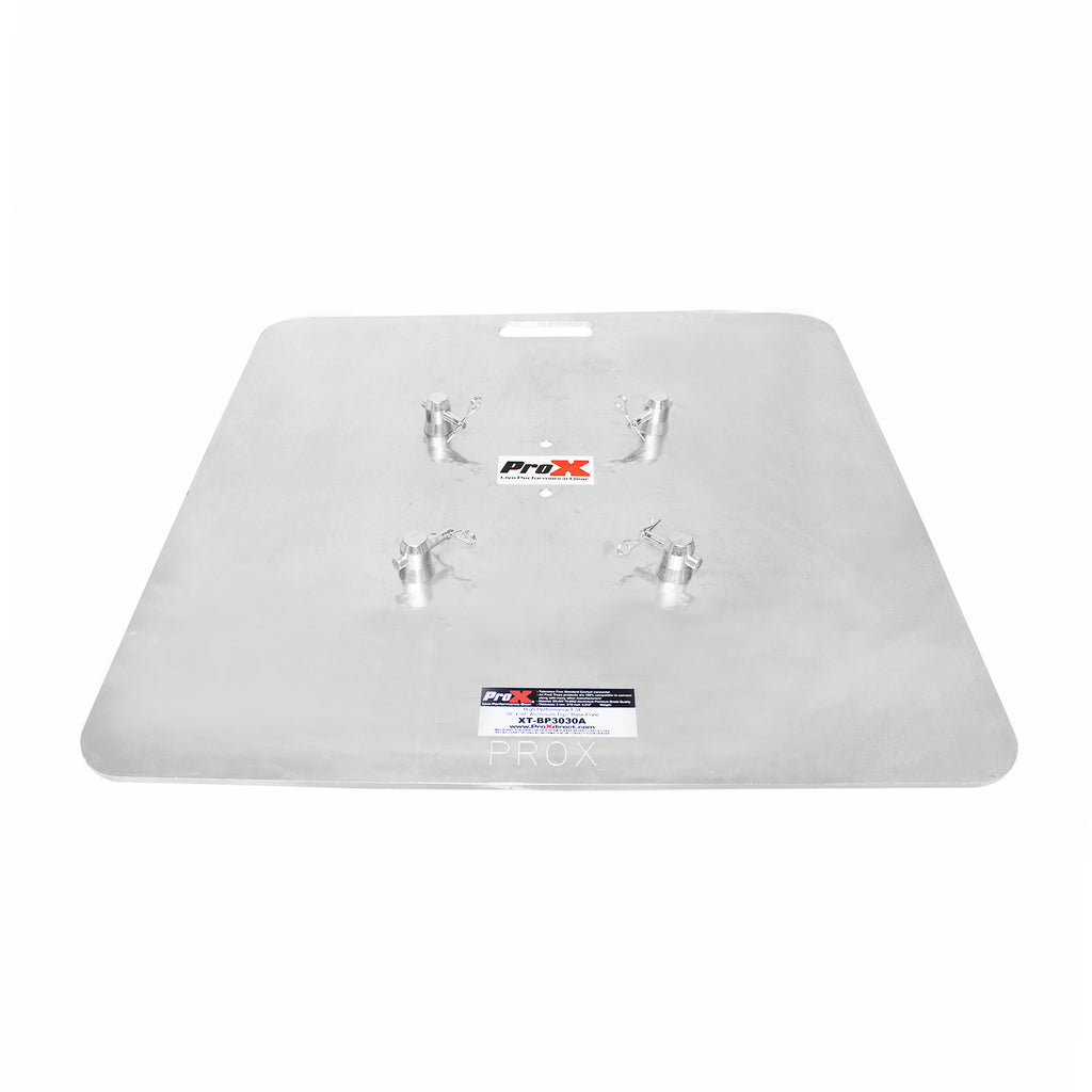 30" Aluminum 8mm Truss Base Plate for F34 F32 F31 Conical Square Truss with Connectors