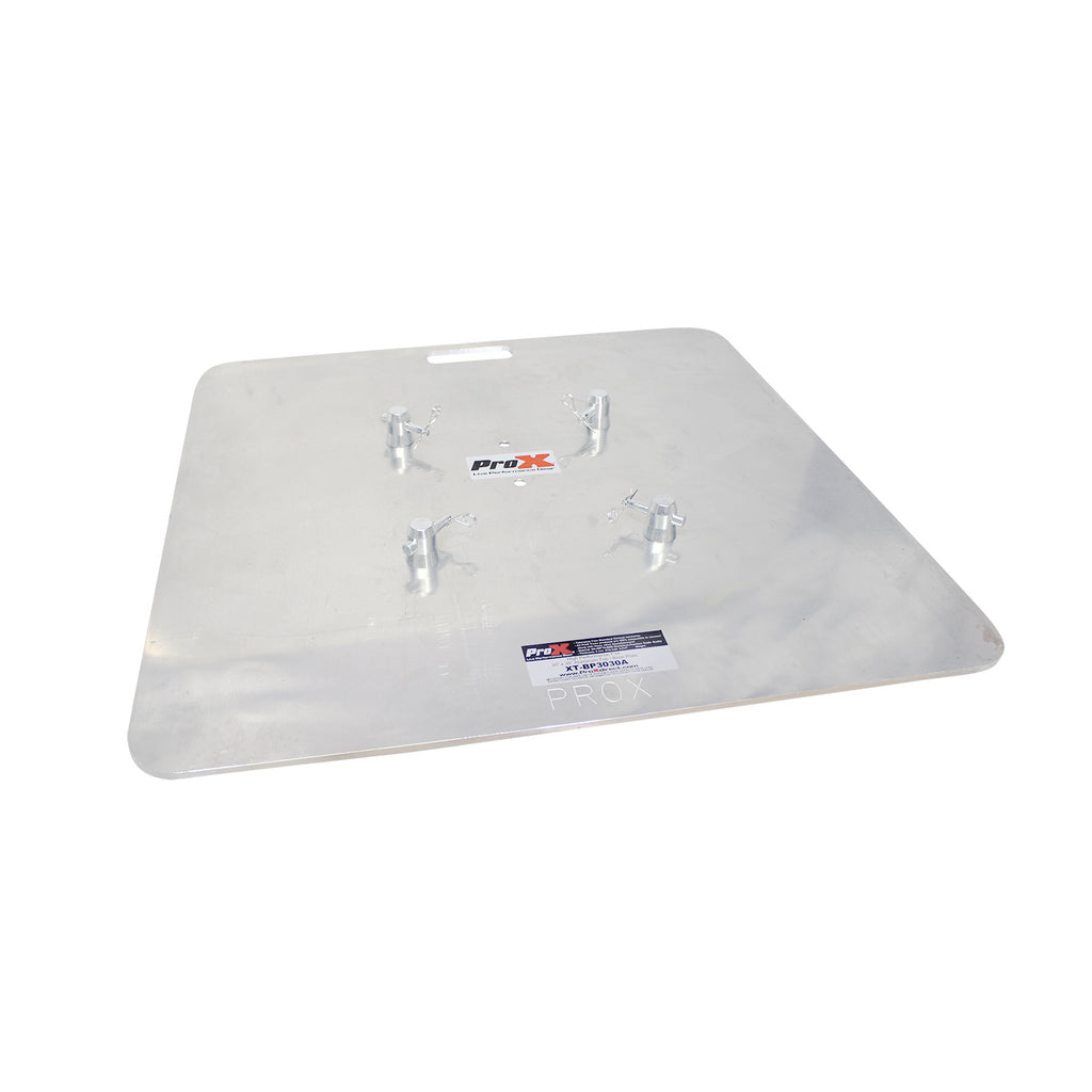 30" Aluminum 8mm Truss Base Plate for F34 F32 F31 Conical Square Truss with Connectors