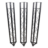 10-Feet Height Adjustable Portable Crank Lighting Stand System with included 2x T-Bars Triangle Truss for 5ft 10ft 15ft Width