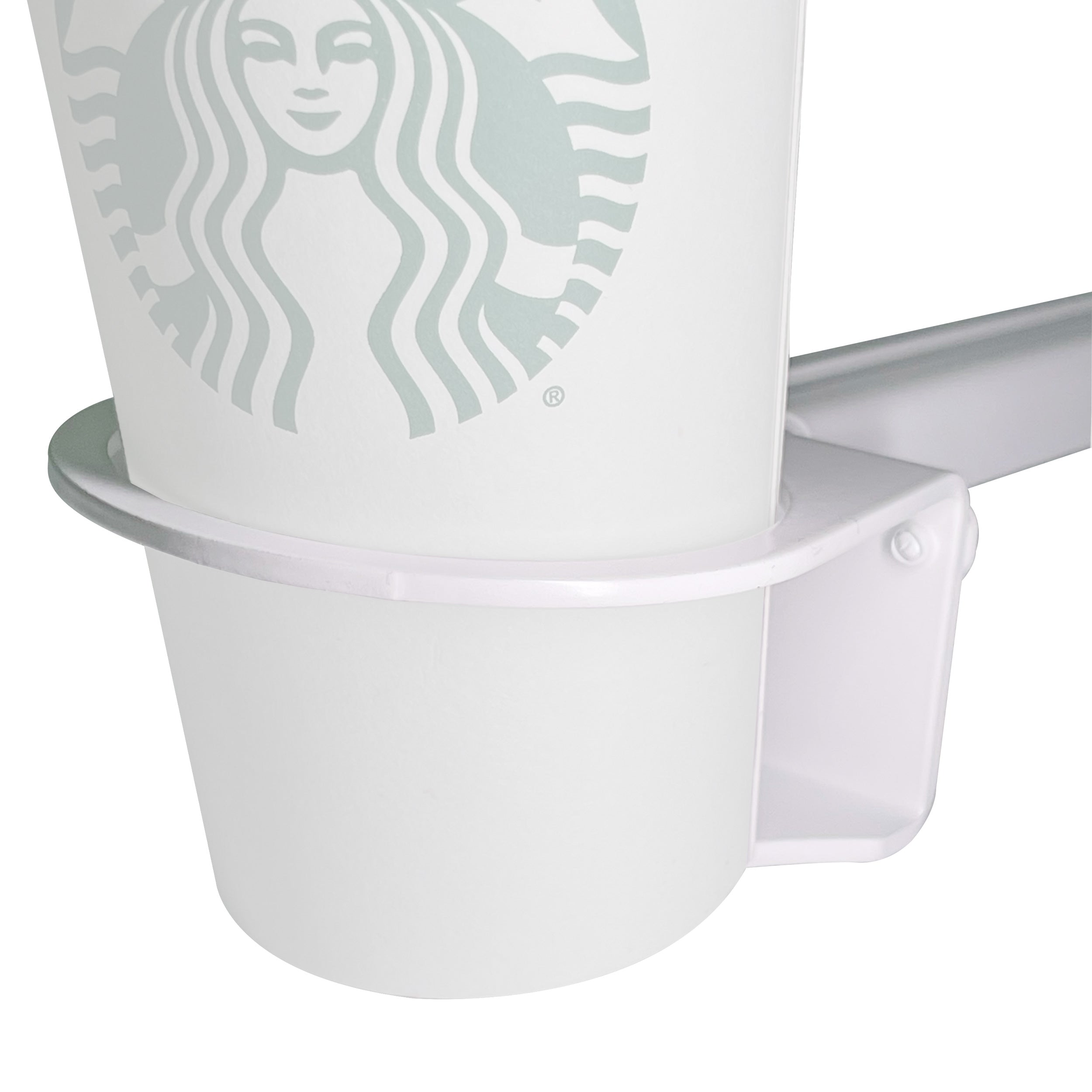 WHITE Drinking Cup Mounting Stand for B3 DJ Table Workstation by Humpter
