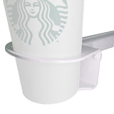 WHITE Drinking Cup Mounting Stand for B3 DJ Table Workstation by Humpter