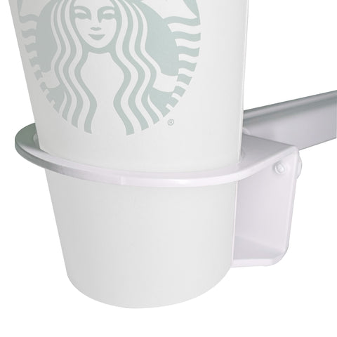 WHITE Drinking Cup Mounting Stand for B3 DJ Table Workstation by Humpter