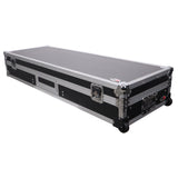 DJ Coffin Flight Case for (2) 1200 Style Turntables 10-inch 12-inch Mixers with Sliding Laptop Shelf and
