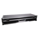 DJ Coffin Flight Case for (2) 1200 Style Turntables 10-inch 12-inch Mixers with Sliding Laptop Shelf and