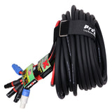 Pack of 5 Reusable 20" x 2" Cable Tie Strap with Velcro Hook and Adjustable Loop Fastener Cable Management