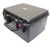 UltronX SMALL Water Air sealed ABS Molded Portable Storage Case for Audio Camera Tactical includes cut pluck foam - 17x13x9 in.