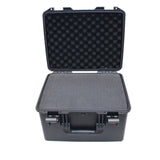 UltronX SMALL Water Air sealed ABS Molded Portable Storage Case for Audio Camera Tactical includes cut pluck foam - 17x13x9 in.