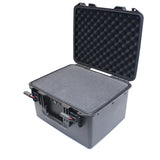 UltronX SMALL Water Air sealed ABS Molded Portable Storage Case for Audio Camera Tactical includes cut pluck foam - 17x13x9 in.