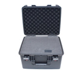 UltronX SMALL Water Air sealed ABS Molded Portable Storage Case for Audio Camera Tactical includes cut pluck foam - 17x13x9 in.