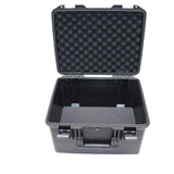UltronX SMALL Water Air sealed ABS Molded Portable Storage Case for Audio Camera Tactical includes cut pluck foam - 17x13x9 in.