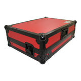 ATA Flight Case For Pioneer DDJ-SR2 DJ Controller with Laptop Shelf and LED - Black Red