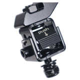Set of (4) Quick 90º Folding Moving Head Clamp Adapters with T-C12 Truss Clamp 2 in. Diameter Black Finish - Max Load: 330 lbs