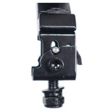 Set of (4) Quick 90º Folding Moving Head Clamp Adapters with T-C12 Truss Clamp 2 in. Diameter Black Finish - Max Load: 330 lbs