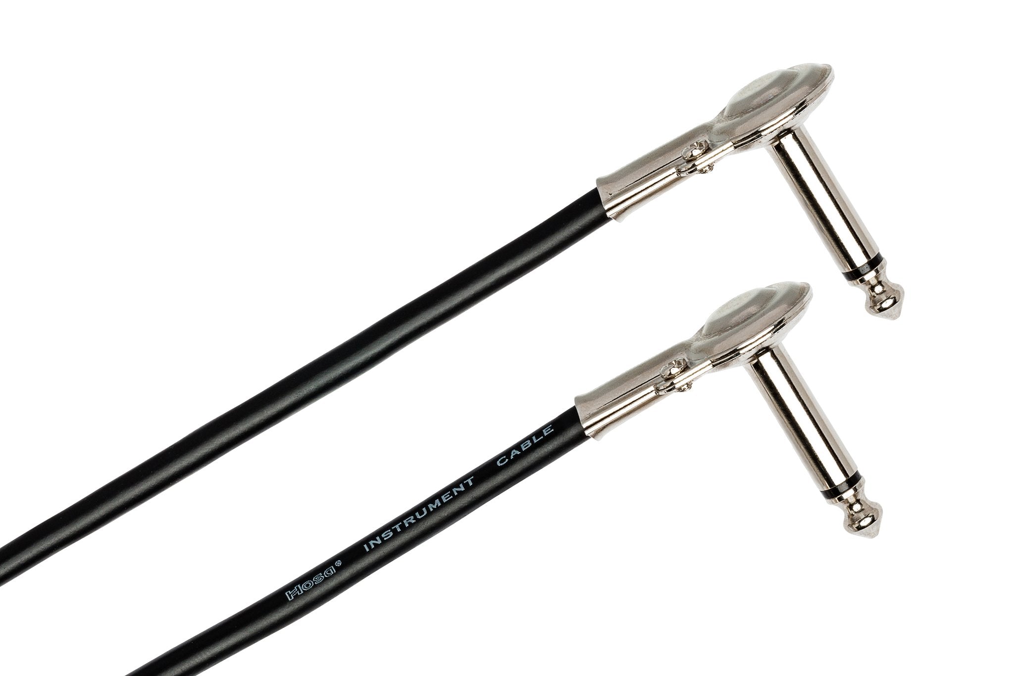 Guitar Patch Cable, Low-profile Right-angle to Same, 1 ft - Angle